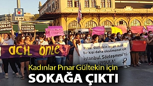 Kadınlar Pınar Gültekin için sokağa çıktı