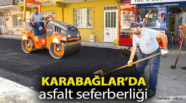 Karabağlar’da asfalt seferberliği