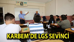 KARBEM’de LGS sevinci
