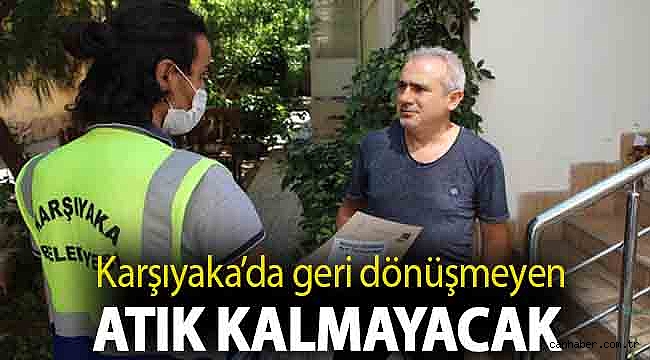 Karşıyaka’da geri dönüşmeyen atık kalmayacak