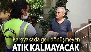 Karşıyaka’da geri dönüşmeyen atık kalmayacak