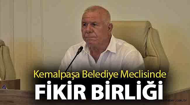 Kemalpaşa Belediye Meclisinde fikir birliği