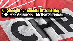 Kılıçdaroğlu'nun anahtar listesine karşı CHP İrade Grubu farklı bir liste oluşturdu