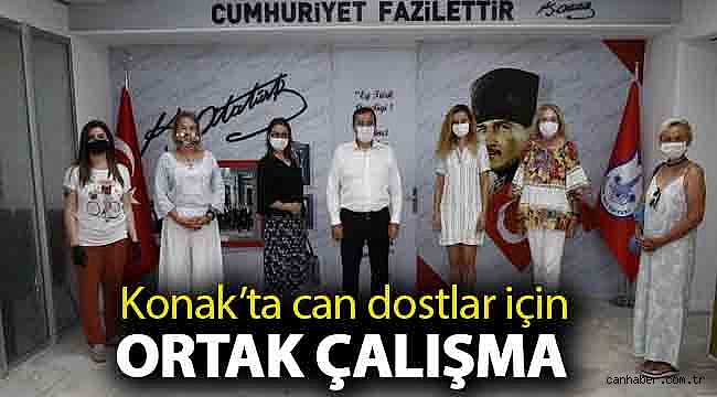 Konak’ta can dostlar için ortak çalışma