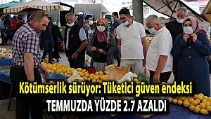 Kötümserlik sürüyor: Tüketici güven endeksi temmuzda yüzde 2.7 azaldı