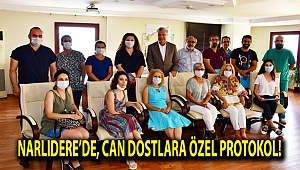 Narlıdere’de, can dostlara özel protokol!
