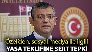 Özel, sosyal medya ile ilgili yasa teklifi içeriğinin 8 saatte ortaya çıkmasına tepki gösterdi