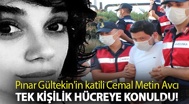 Pınar Gültekin'in katili Cemal Metin Avcı tek kişilik hücreye konuldu!