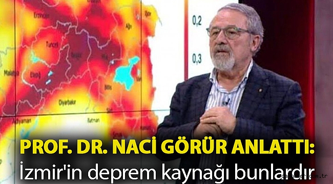 Prof. Dr. Naci Görür anlattı: İzmir'in deprem kaynağı bunlardır