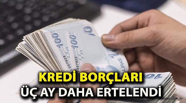 Resmi Gazete’te yayınlandı! Esnafın kredi borcu üç ay ertelendi