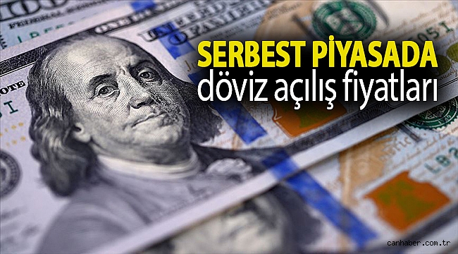 Serbest piyasada döviz açılış fiyatları