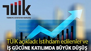 TÜİK açıkladı: İstihdam edilenler ve iş gücüne katılımda büyük düşüş