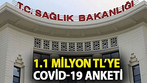 1.1 milyon TL’ye Covid-19 anketi