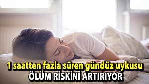 1 saatten fazla süren gündüz uykusu ölüm riskini artırıyor