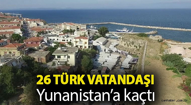 26 Türk vatandaşı sığınmacı iki balıkçı teknesiyle Yunanistan'ın Sakız Adası'na kaçıp 'siyasi iltica talebinde bulundu'