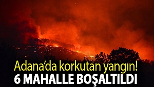 Adana’da korkutan yangın! 6 mahalle boşaltıldı