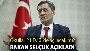 Bakan Selçuk: 21 Eylül'de belirli sınıflarda yüz yüze eğitimi başlatacağız