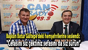 Başkan Batur Gültepe'deki hemşehrilerine seslendi: " Cefasını siz çektiniz sefasını da siz sürün" 