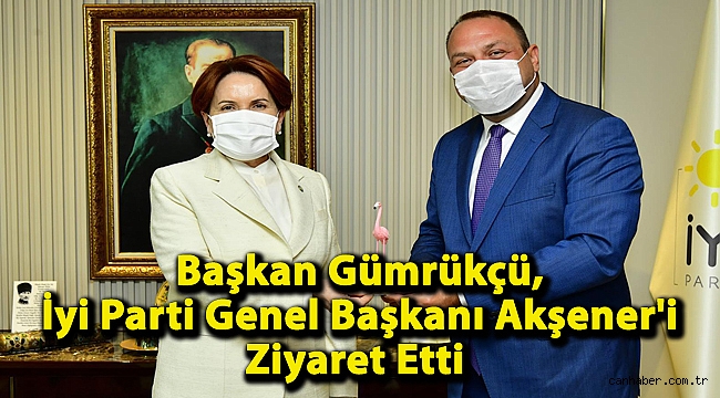 Başkan Gümrükçü, İyi Parti Genel Başkanı Akşener'i Ziyaret Etti