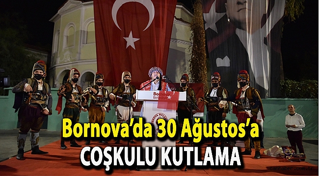 Bornova'da 30 Ağustos'a coşkulu kutlama