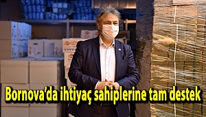 Bornova’da ihtiyaç sahiplerine tam destek