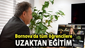Bornova’da tüm öğrencilere uzaktan eğitim
