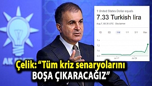 Çelik: “Tüm kriz senaryolarını boşa çıkaracağız”