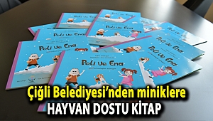 Çiğli Belediyesi’nden miniklere hayvan dostu kitap