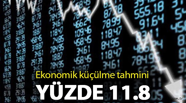 Ekonomik küçülme tahmini yüzde 11.8