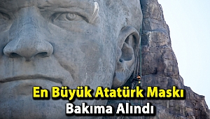 En Büyük Atatürk Maskı Bakıma Alındı