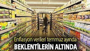 Enflasyon verileri temmuz ayında beklentilerin altında