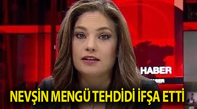 Gazeteci Nevşin Mengü tehdidi ifşa etti: Nefret dolu insanlar, yazık!