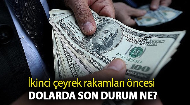 İkinci çeyrek rakamları öncesi dolarda son durum ne?