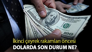 İkinci çeyrek rakamları öncesi dolarda son durum ne?