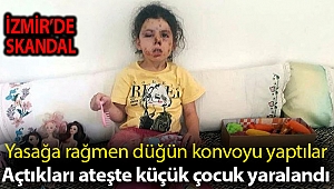 İzmir'de skandal! Yasağa rağmen düğün konvoyu yaptılar... Açtıkları ateşte küçük çocuk yaralandı