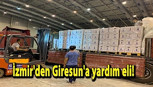 İzmir'den Giresun'a yardım eli!