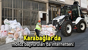 Karabağlar’da moloz başvuruları da internetten!