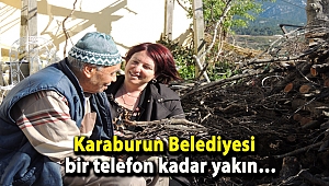 Karaburun Belediyesi bir telefon kadar yakın…