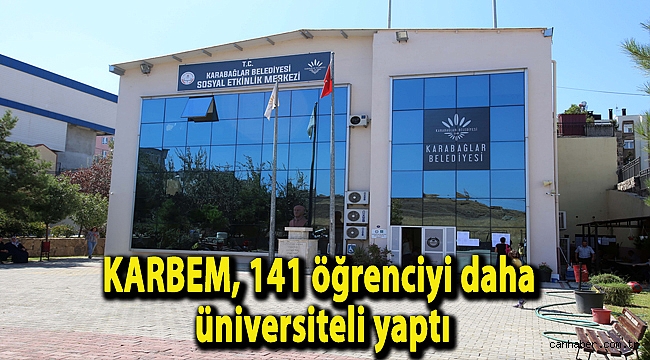 KARBEM, 141 öğrenciyi daha üniversiteli yaptı