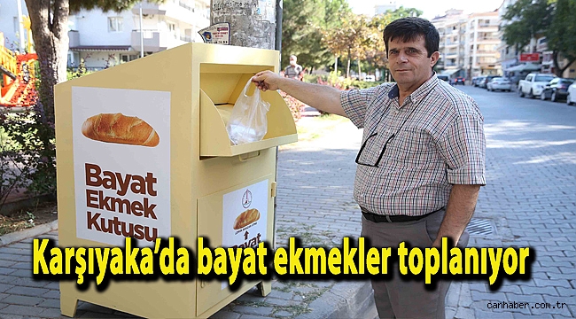 Karşıyaka’da bayat ekmekler toplanıyor