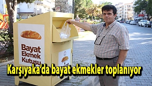 Karşıyaka’da bayat ekmekler toplanıyor