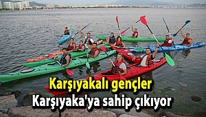 Karşıyakalı gençler Karşıyaka'ya sahip çıkıyor
