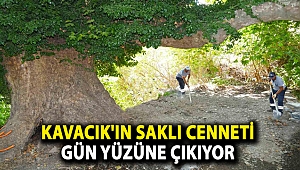 Kavacık'ın saklı cenneti gün yüzüne çıkıyor