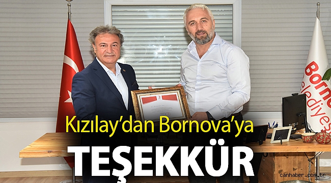 Kızılay’dan Bornova’ya teşekkür