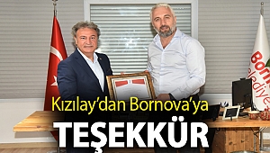 Kızılay’dan Bornova’ya teşekkür