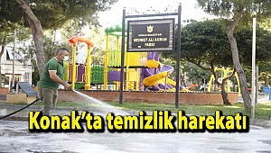 Konak’ta temizlik harekatı