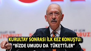 Kurultay sonrası ilk kez konuştu: