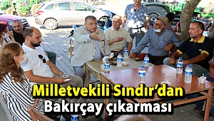 Milletvekili Sındır’dan Bakırçay çıkarması