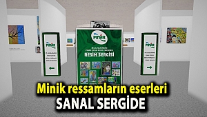 Minik ressamların eserleri sanal sergide
