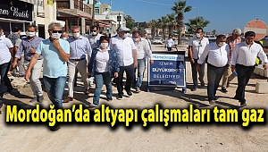 Mordoğan’da altyapı çalışmaları tam gaz
